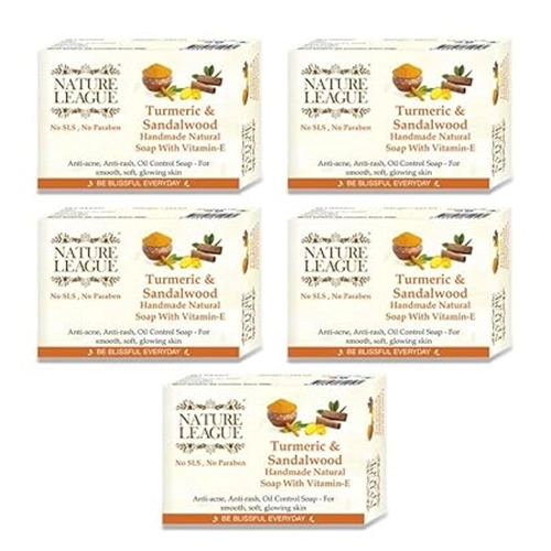 Turmeric & Sandalwood Natural Handmade Soap-500Grams